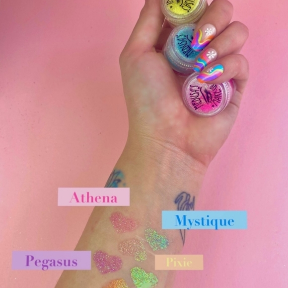 💙🌟🧚‍♀️PIXIE Medusa Makeup Glitter NWT - Picture 3 of 9
